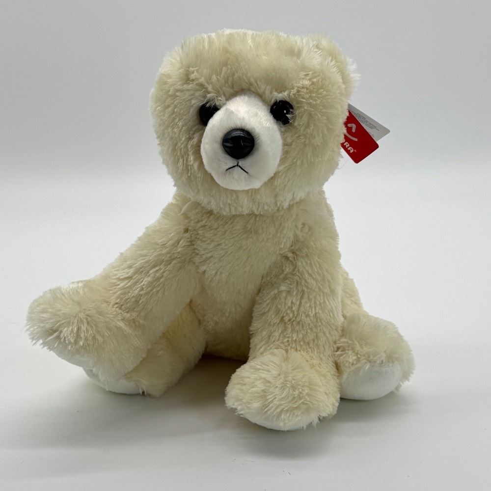 Aurora World Polar Bear Plush Stuffed Animal Cream White 50266